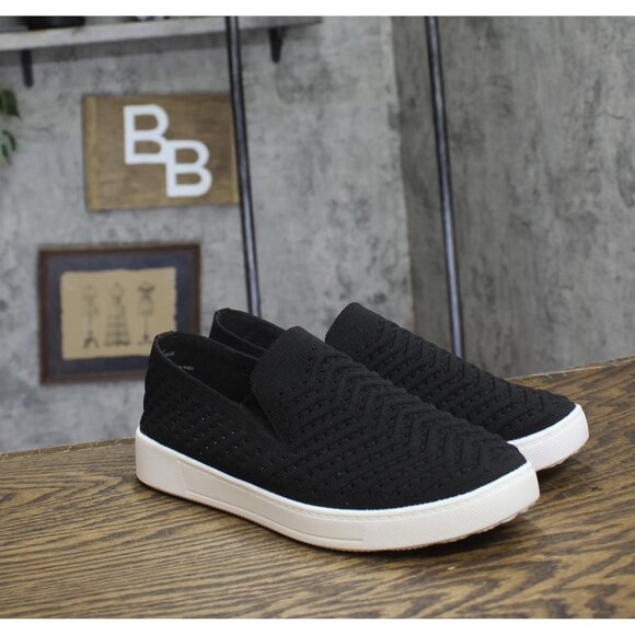 NEW White Mountain Courage Womens Sneaker Flat Black Fabric 9.5M - Picture 5 of 11